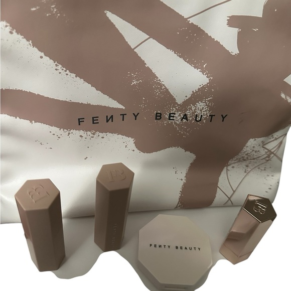 FENTY MINIS BUNDLE HIGHLIGHTER CONCEALERS & LIPSTICK and MAKE UP BAG - Picture 9 of 16